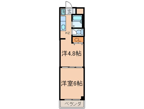 ヴァリーゴールド足立の物件間取画像